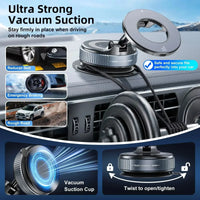 Premium Magnetic Phone Holder - 360° Rotating Dashboard Mount